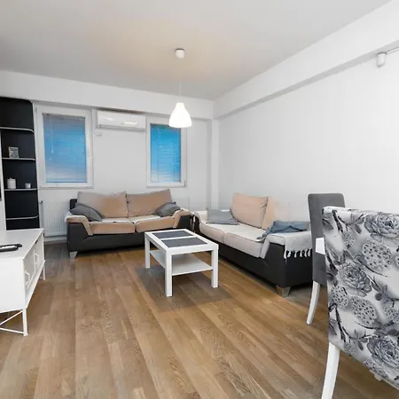 One Bedroom Apartment With Private Parking Skopje Exterior photo